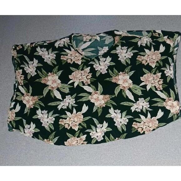 Tops - Show Me Your Mumu Off The Shoulder Poncho Style Shirt Womens Size Small Green...